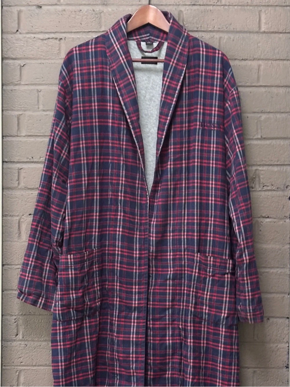 Boss Hugo Boss Plaid Robe L - Picture 2 of 10